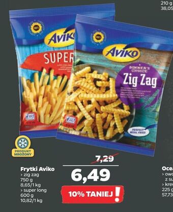 Netto Frytki karbowane aviko zig zag oferta