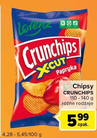 Carrefour Express Chipsy paprykowe crunchips oferta