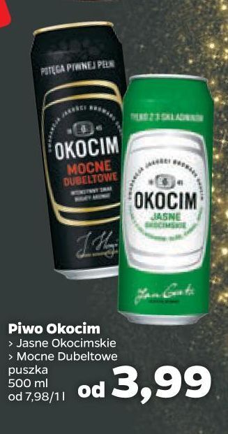 Netto Piwo okocim jasne okocimskie oferta