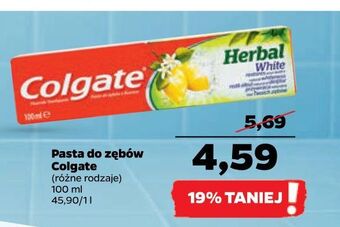 Netto Pasta do zębów white colgate herbal oferta