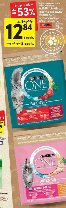 Intermarche Karma dla kota sterilcat wołowina i pszenica purina one oferta