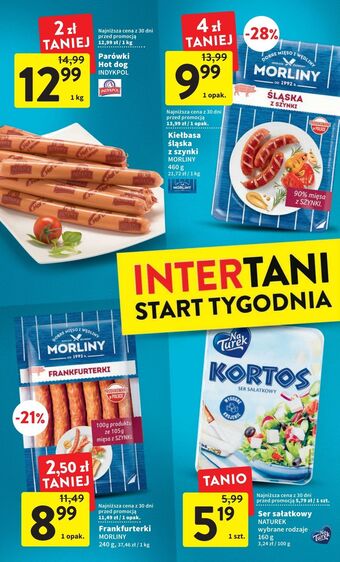 Intermarche Parówki hot dog indykpol oferta