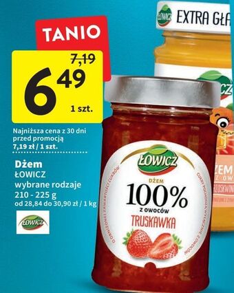 Intermarche Dżem truskawkowy łowicz 100% z owoców oferta