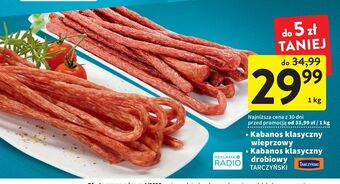 Intermarche Kabanosy wieprzowe tarczyński kabanos klasyczny oferta