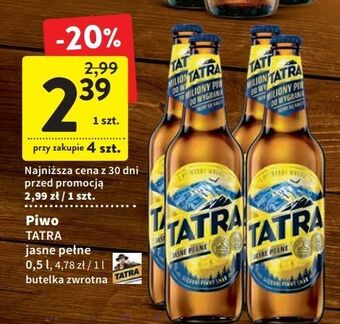 Intermarche Piwo tatra jasne pełne oferta