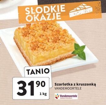 Intermarche Szarlotka z kruszonką vandemoortele oferta