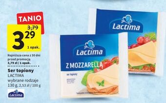 Intermarche Ser topiony z mozzarellą lactima oferta