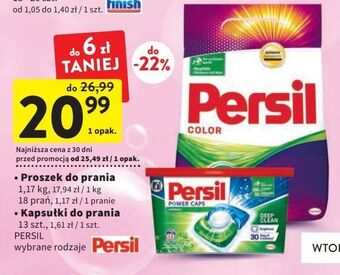 Intermarche Kapsułki do prania deep clean universal persil power caps oferta