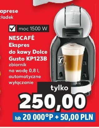 Kaufland Ekspres do kawy kp123 mini me nescafe dolce gusto oferta