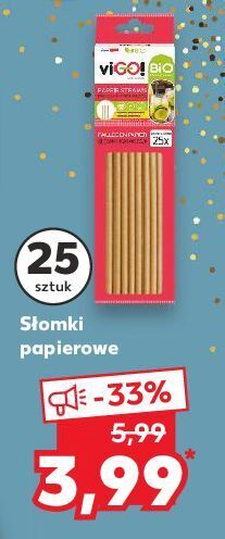 Kaufland Słomki bio vigo! oferta
