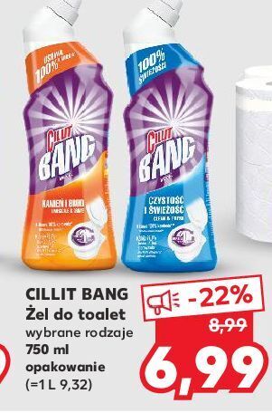 Kaufland Żel do wc czystość i świeżość cillit bang oferta