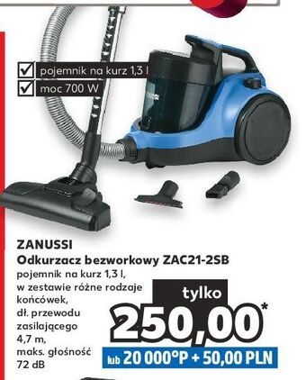 Kaufland Odkurzacz zac21-2sb zanussi oferta