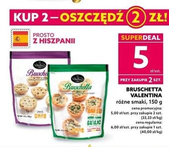 Dealz Bruschetta śródziemnomorska pan con tomate valentina oferta