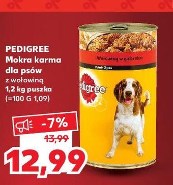 Kaufland Karma dla psa wołowina pedigree oferta