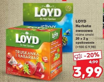 Kaufland Herbata jeżyny i jagody loyd tea the magic experience oferta