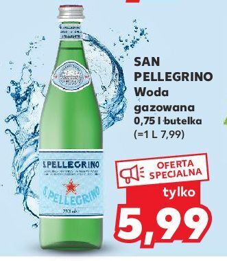 Kaufland Woda gazowana san pellegrino oferta