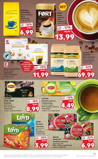 Kaufland Kawa woseba rodzinna oferta