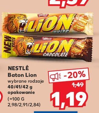 Kaufland Baton lion chocolate oferta