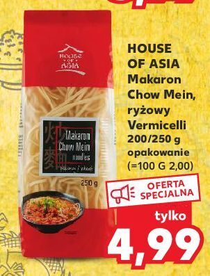 Makaron chow mein house of asia