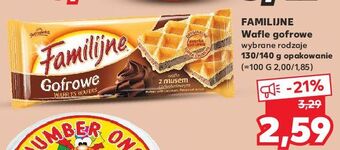 Kaufland Wafle gofrowe czekoladowe jutrzenka familijne oferta