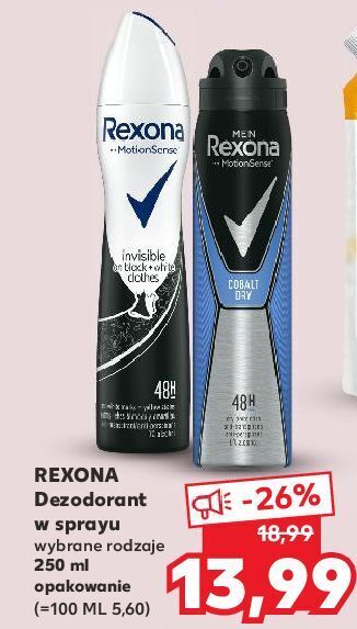 Kaufland Antyperspirant rexona men cobalt dry oferta