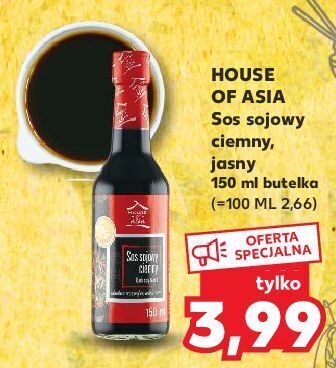 Kaufland Sos sojowy ciemny house of asia oferta