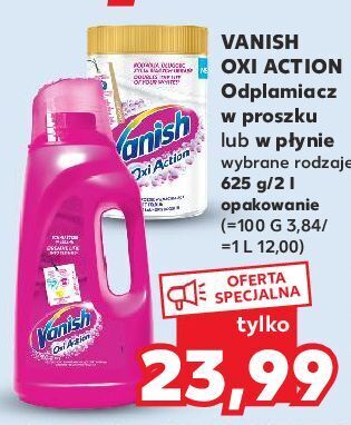 Kaufland Odplamiacz w płynie vanish oxi action oferta