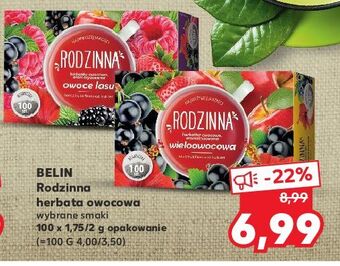Kaufland Herbatka rodzinna owoce lasu belin oferta