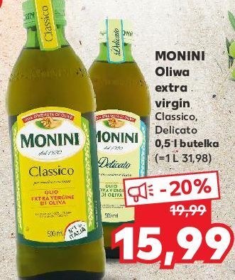 Kaufland Oliwa z oliwek extra vergine monini classico oferta