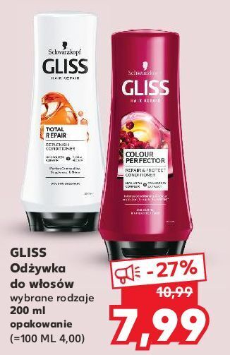 Kaufland Odżywka do włosów gliss kur total repair oferta