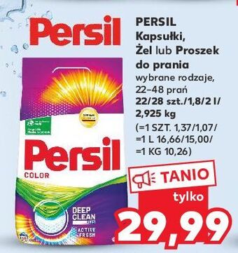 Kaufland Kapsułki do prania color persil power mix oferta