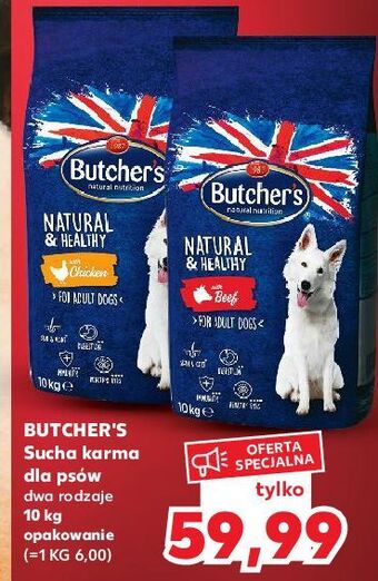 Kaufland Karma dla psa z wołowiną butcher's natural & healthy oferta