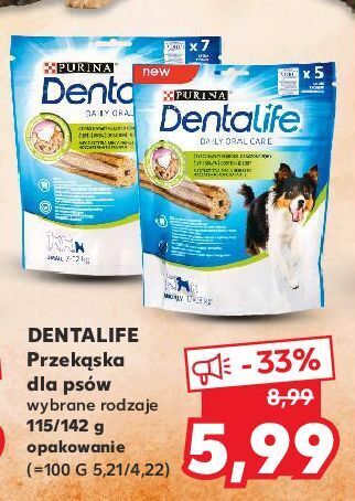 Kaufland Przysmak dla psa small purina dentalife oferta