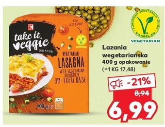 Kaufland Lasange wegetariańska k-classic takie it veggie oferta