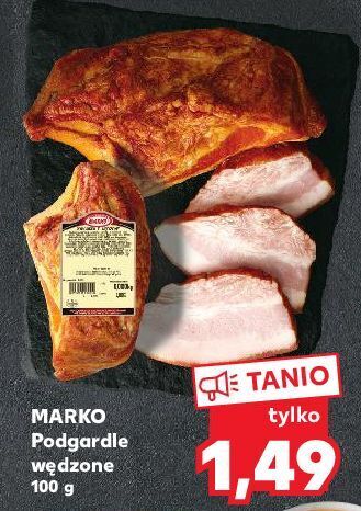 Kaufland Podgardle wędzone marko oferta