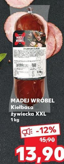 Kaufland Kiełbasa żywiecka madej & wróbel oferta