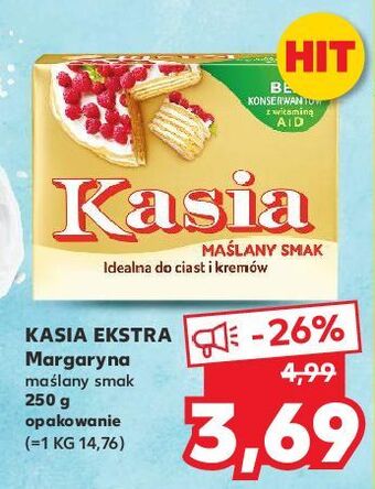 Kaufland Margaryna kasia ekstra maślany smak oferta