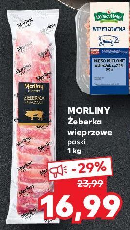 Kaufland Żeberka wieprzowe paski morliny oferta