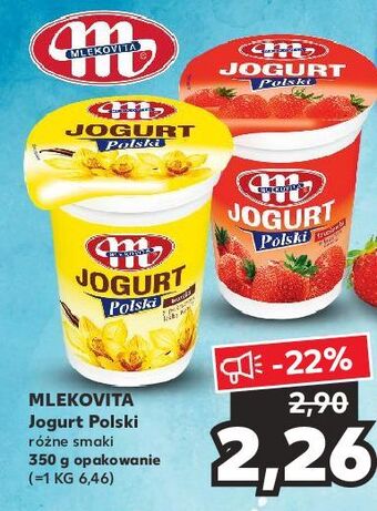 Kaufland Jogurt polski wanilia mlekovita oferta