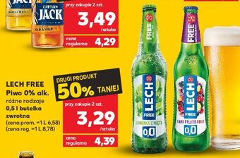 Kaufland Piwo lech free limonka z miętą oferta