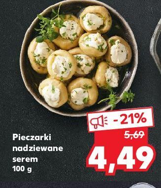 Kaufland Pieczarki nadziewane serem oferta