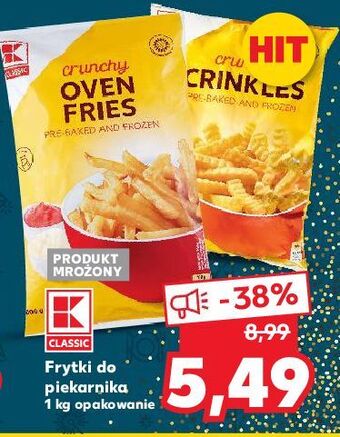 Kaufland Frytki proste k-classic oferta
