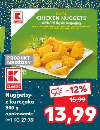 Kaufland Nuggetsy z kurczaka k-classic oferta