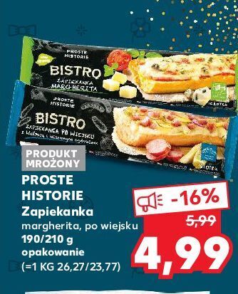 Kaufland Zapiekanka margherita iglotex proste historie bistro oferta