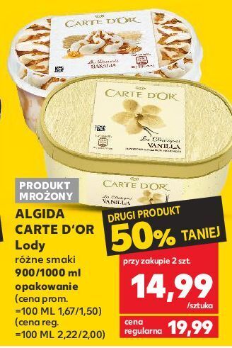 Kaufland Lody vanilla algida carte d'or les classiques oferta