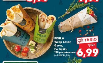 Kaufland Wrap z kurczakiem kostkami sera typu śródziemnomorskiego i oliwkami perla oferta