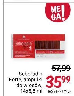 Rossmann Ampułki przeciw wypadaniu włosów seboradin forte oferta
