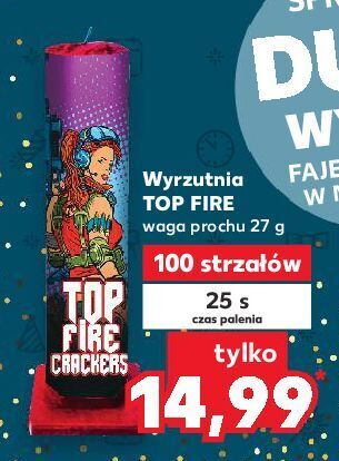 Kaufland Wyrzutnia top firecrackers 100 strzałów hestia oferta