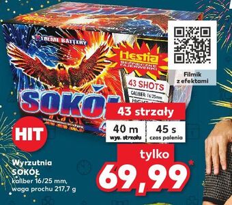 Kaufland Wyrzutnia sokół 43 strzały hestia oferta