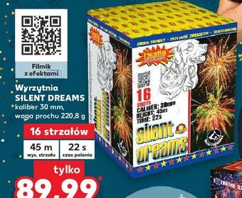 Kaufland Wyrzutnia silent dreams 16 strzałów hestia oferta